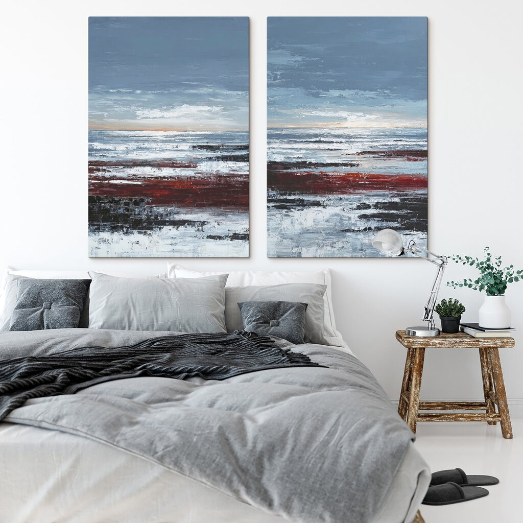 Painting of a beach