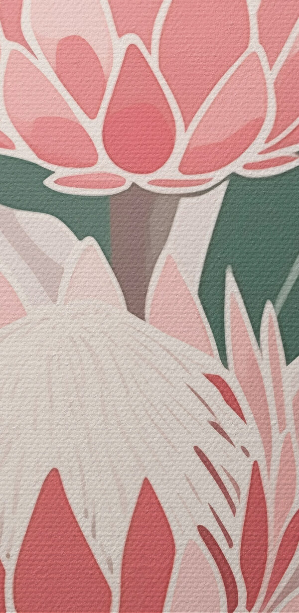 Delicate blooms in soft pastel hues