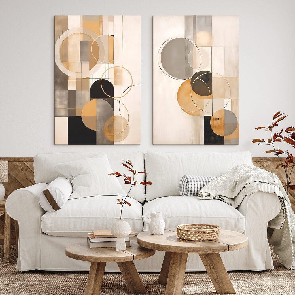 Pair of art pieces
