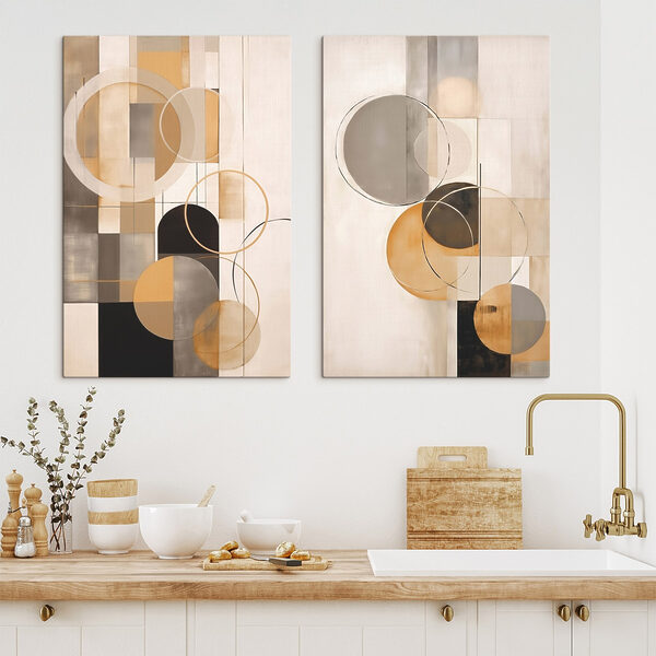 Pair of art pieces