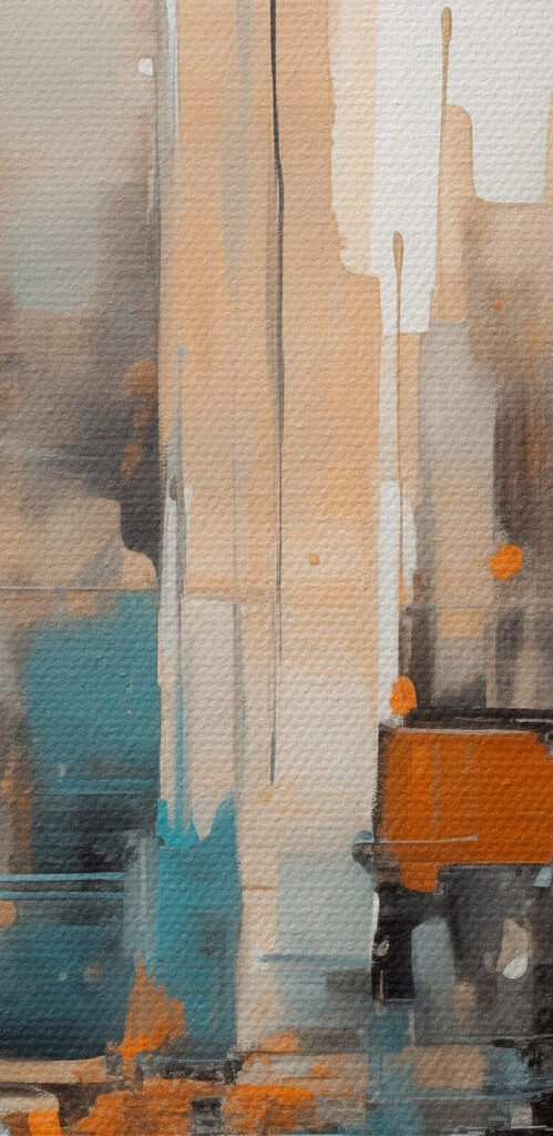 Painting of a city
