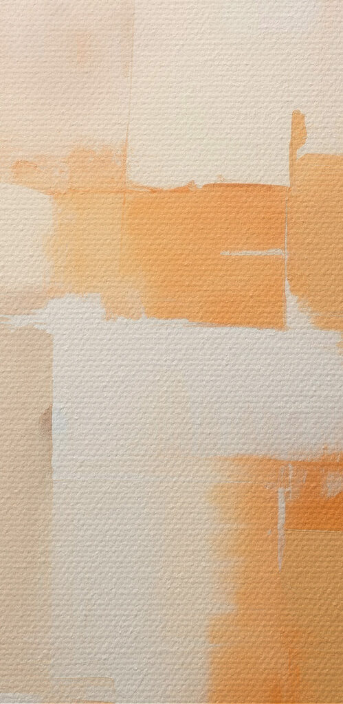 Painting of different shades of brown and white