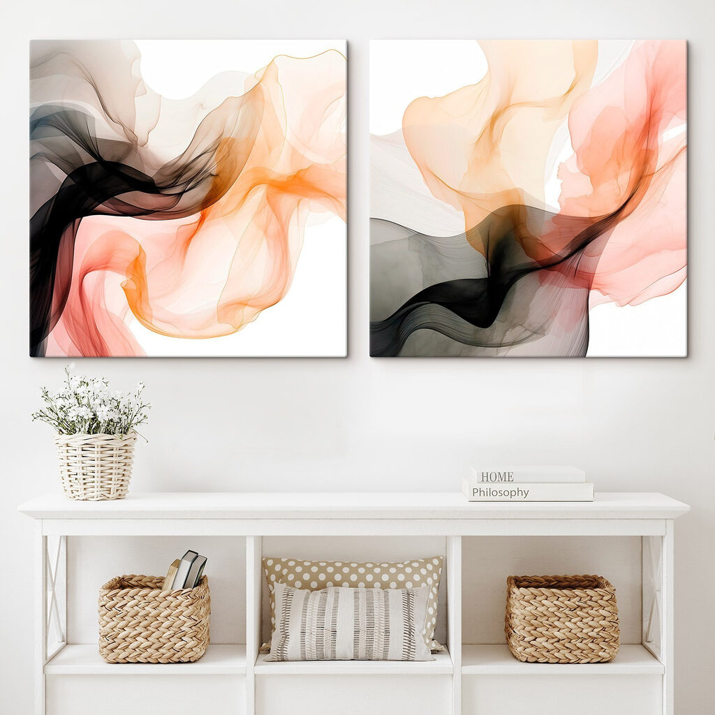 Dynamic swirls of color and form