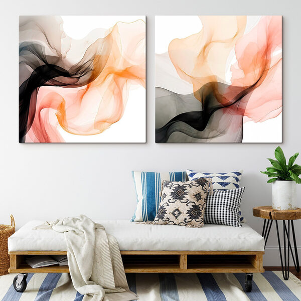 Dynamic swirls of color and form