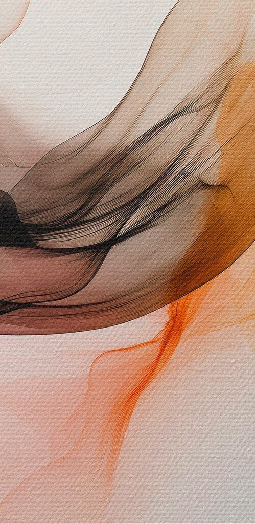 Dynamic swirls of color and form