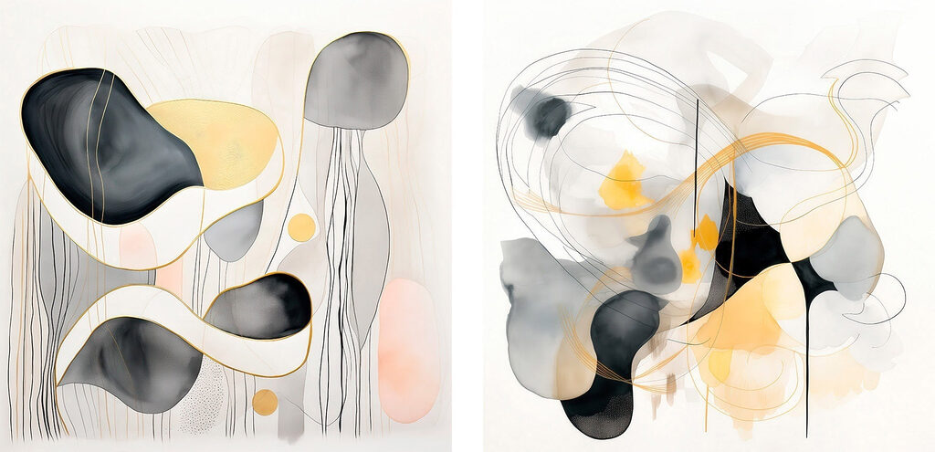 Two images of art