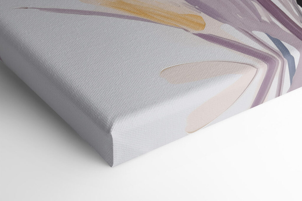 Painting of flowers on a white background