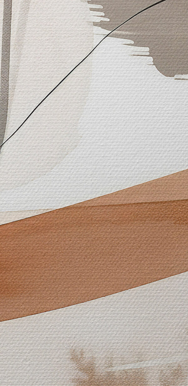 Abstract shapes in warm tones