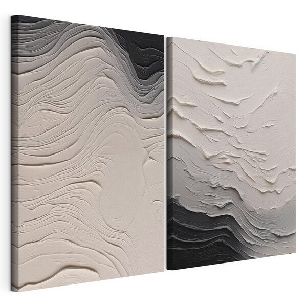 Soft waves of gentle textures