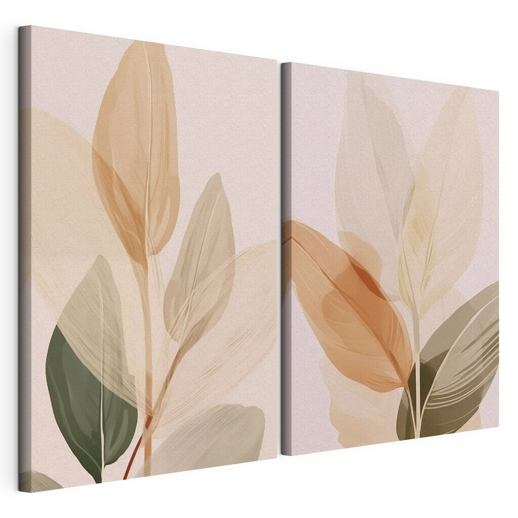 Nature-inspired minimalist leaf design