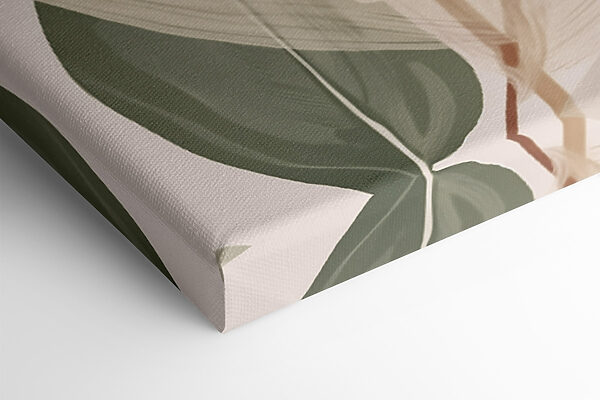 Nature-inspired minimalist leaf design