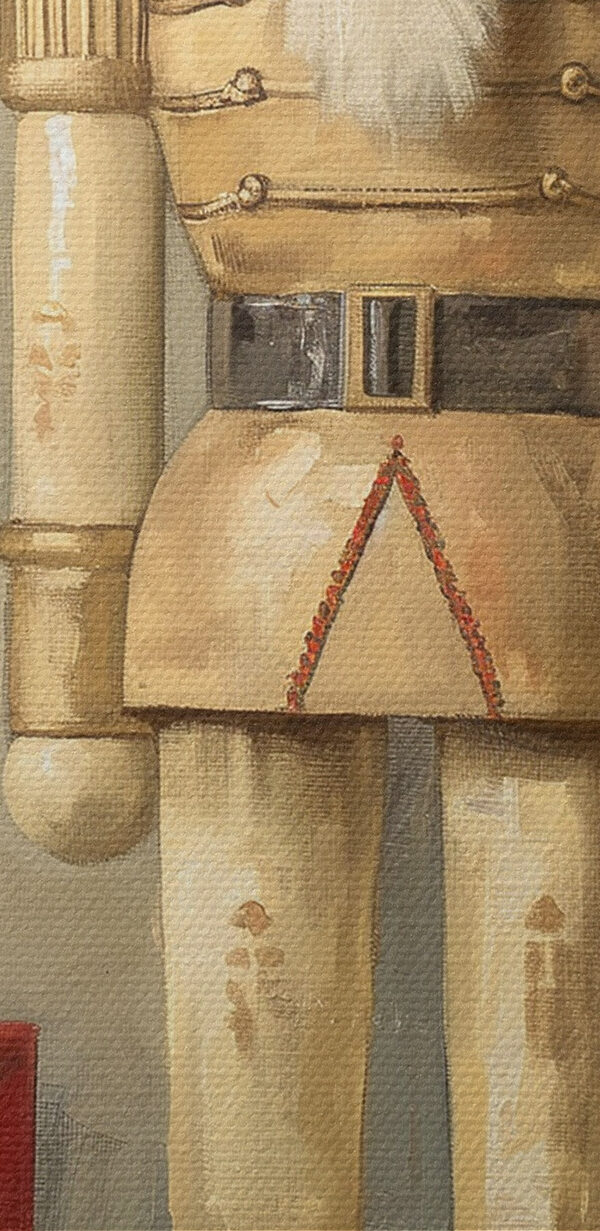Nutcracker and a christmas tree