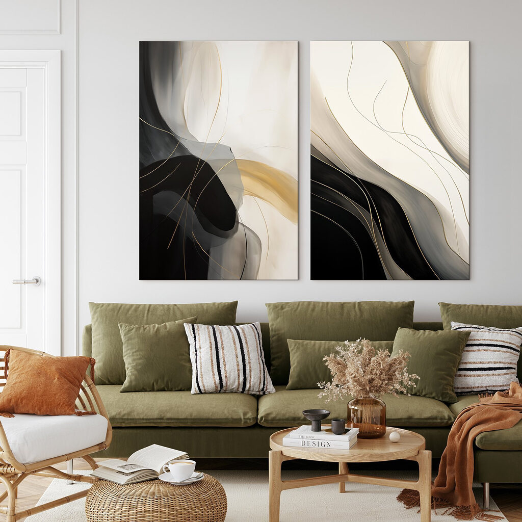 Black and white artwork