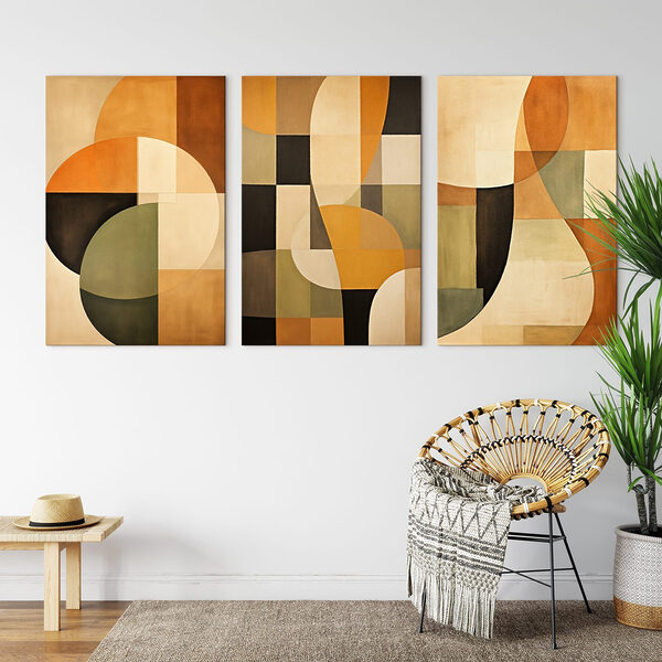 Group of art pieces
