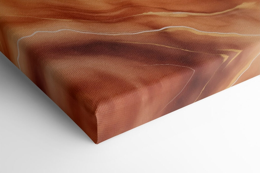 Flowing patterns in warm colors