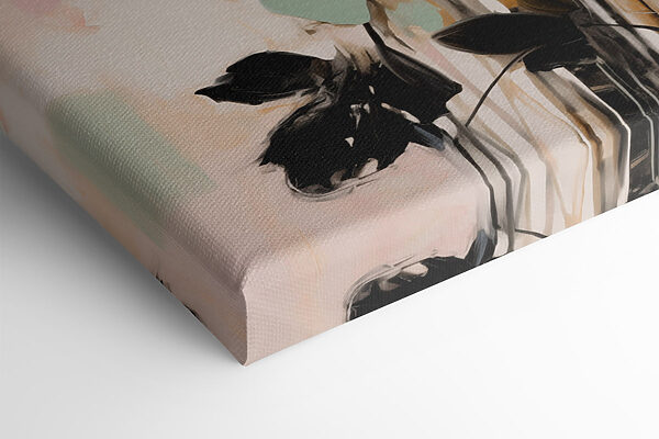 Painting of flowers on a white background