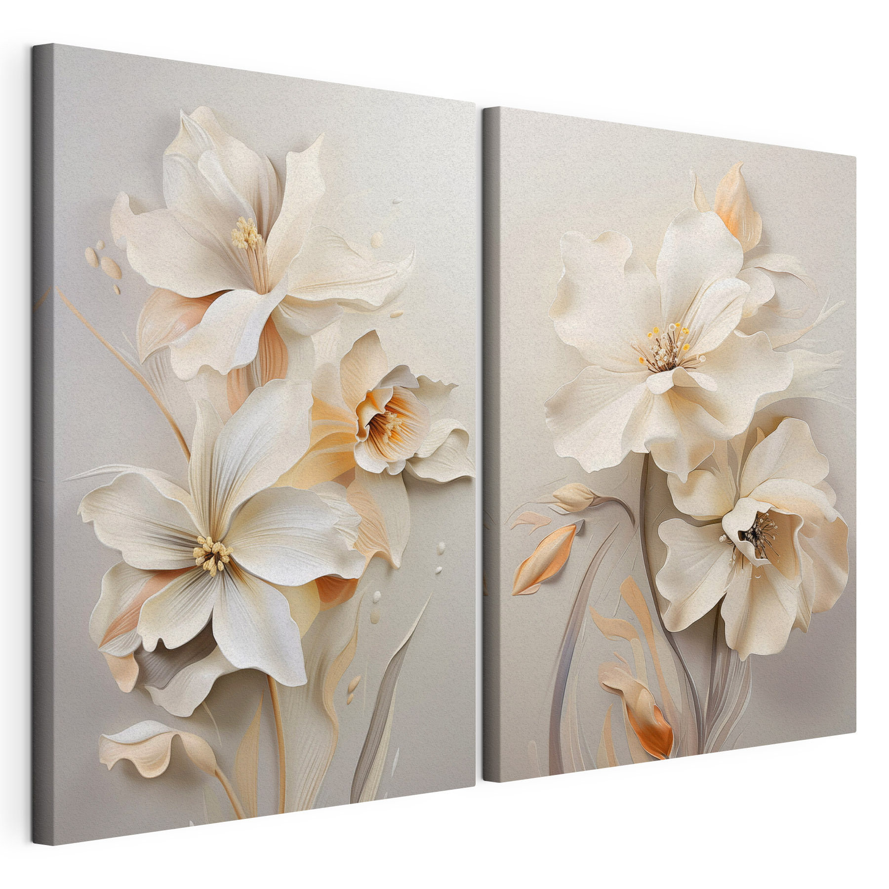 Blossoms in soft, calming hues