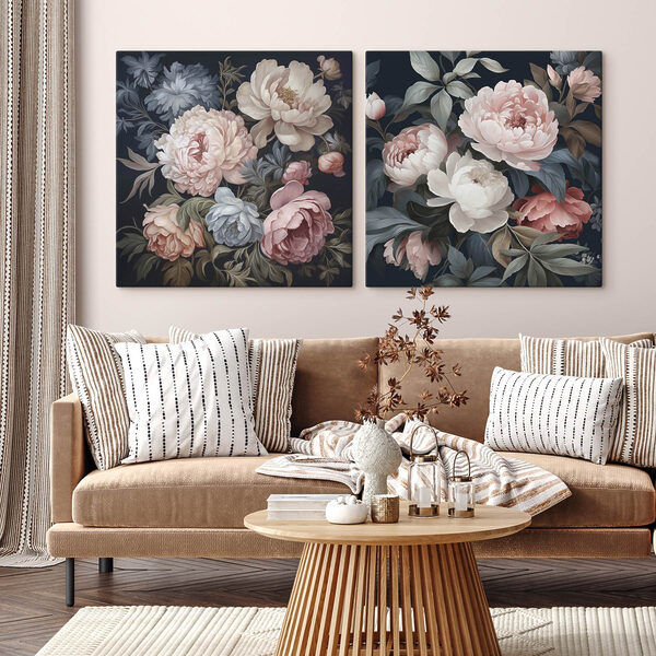 Floral elegance in soft hues