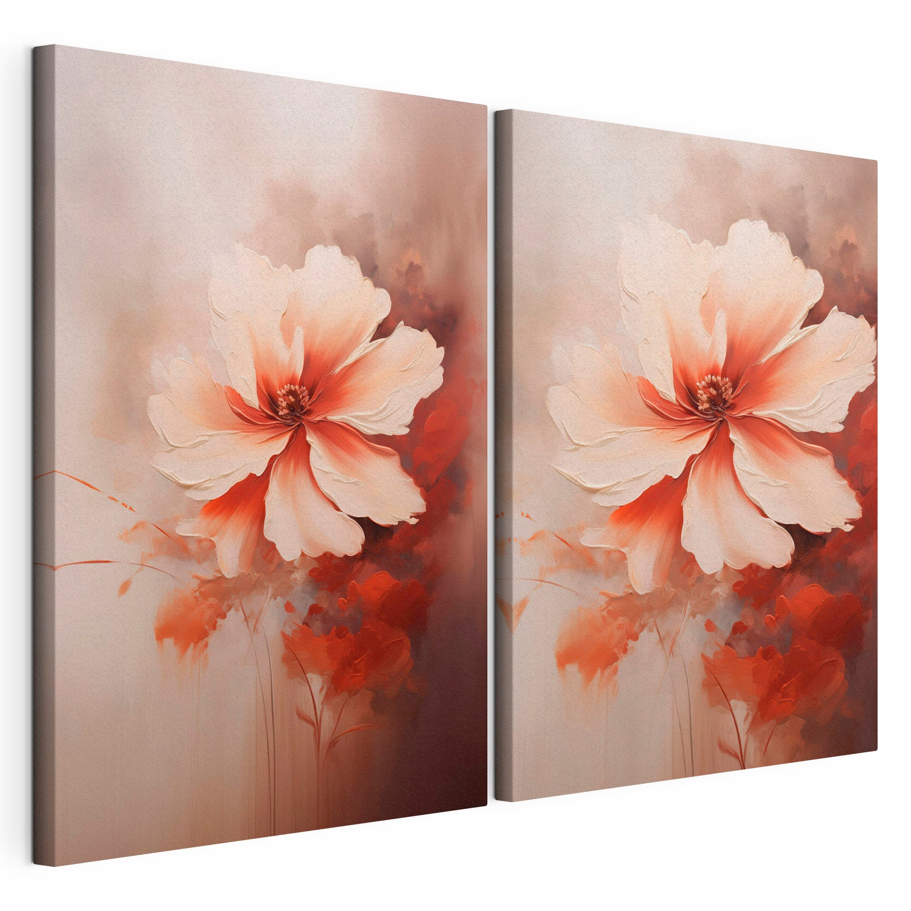 - Delicate flower in soft hues