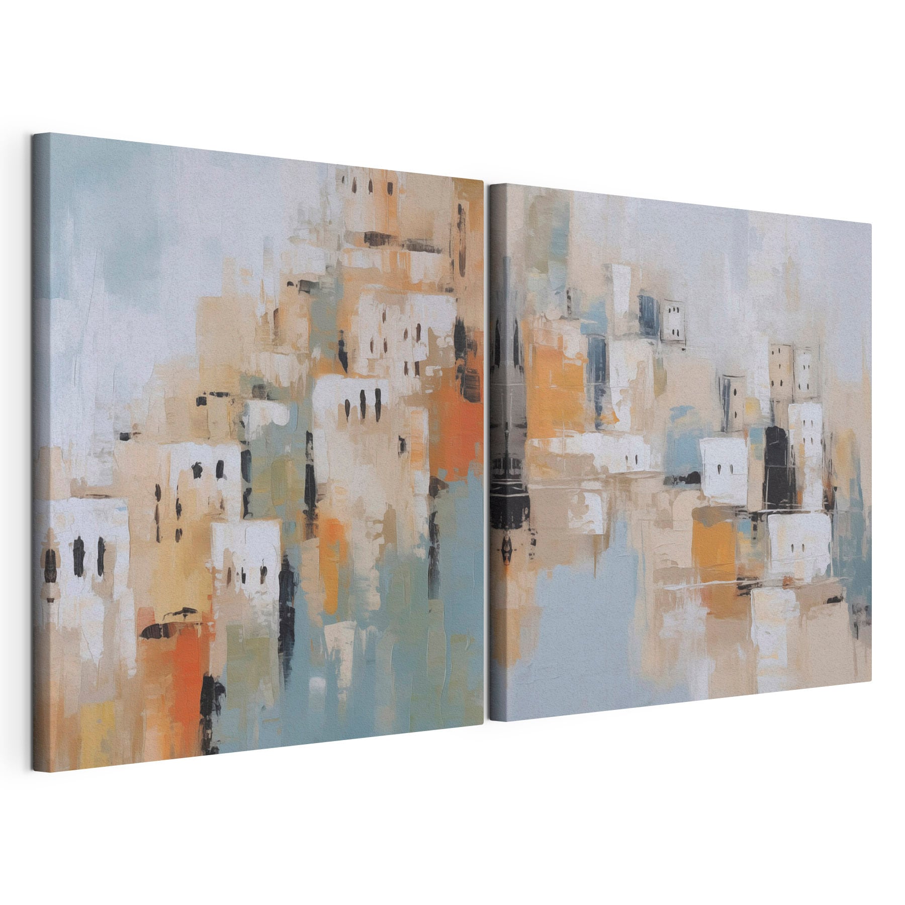 Painting of a city