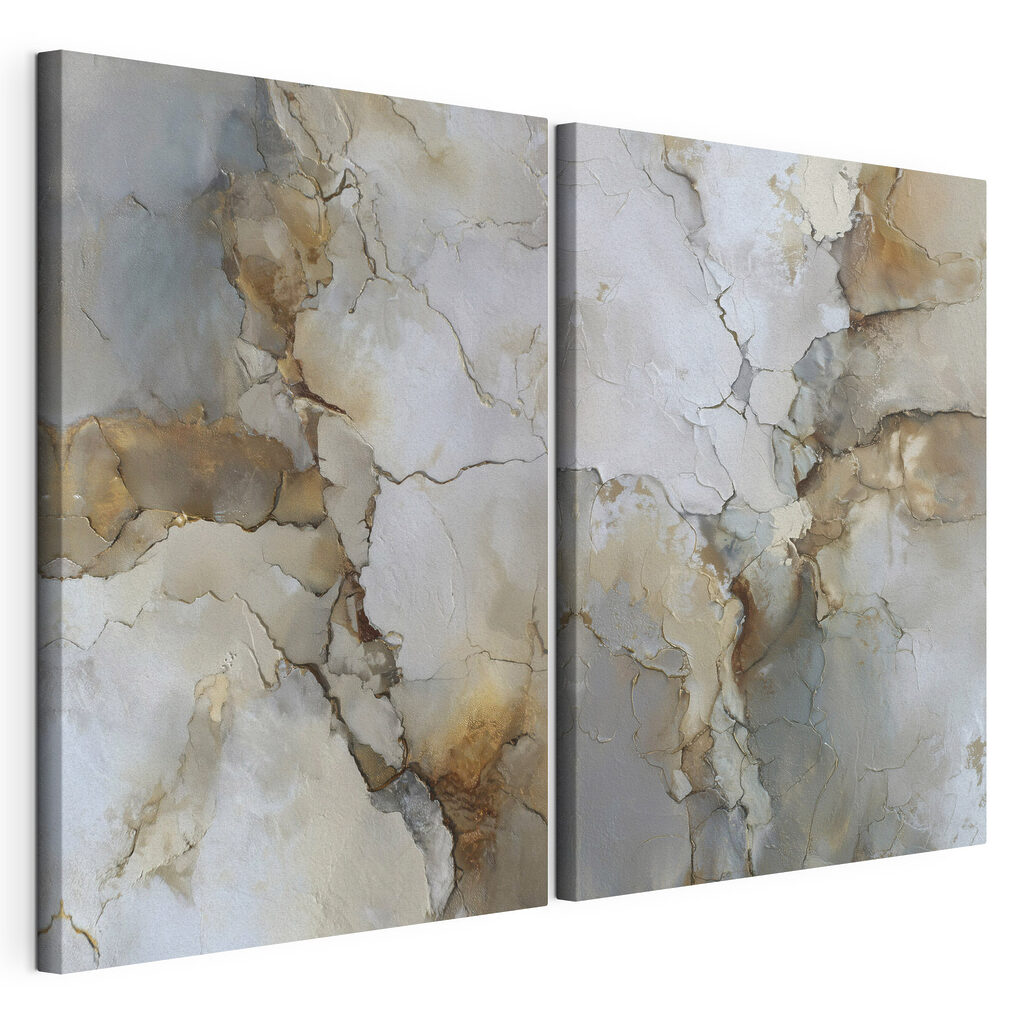 Cracked surfaces in neutral tones