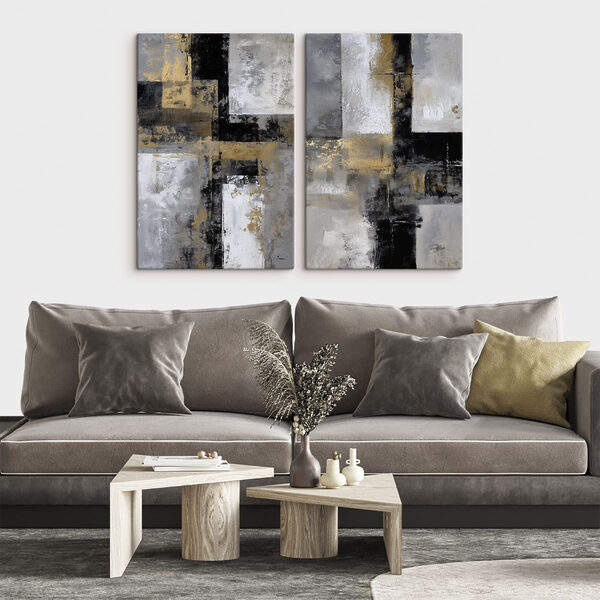 Pair of art pieces