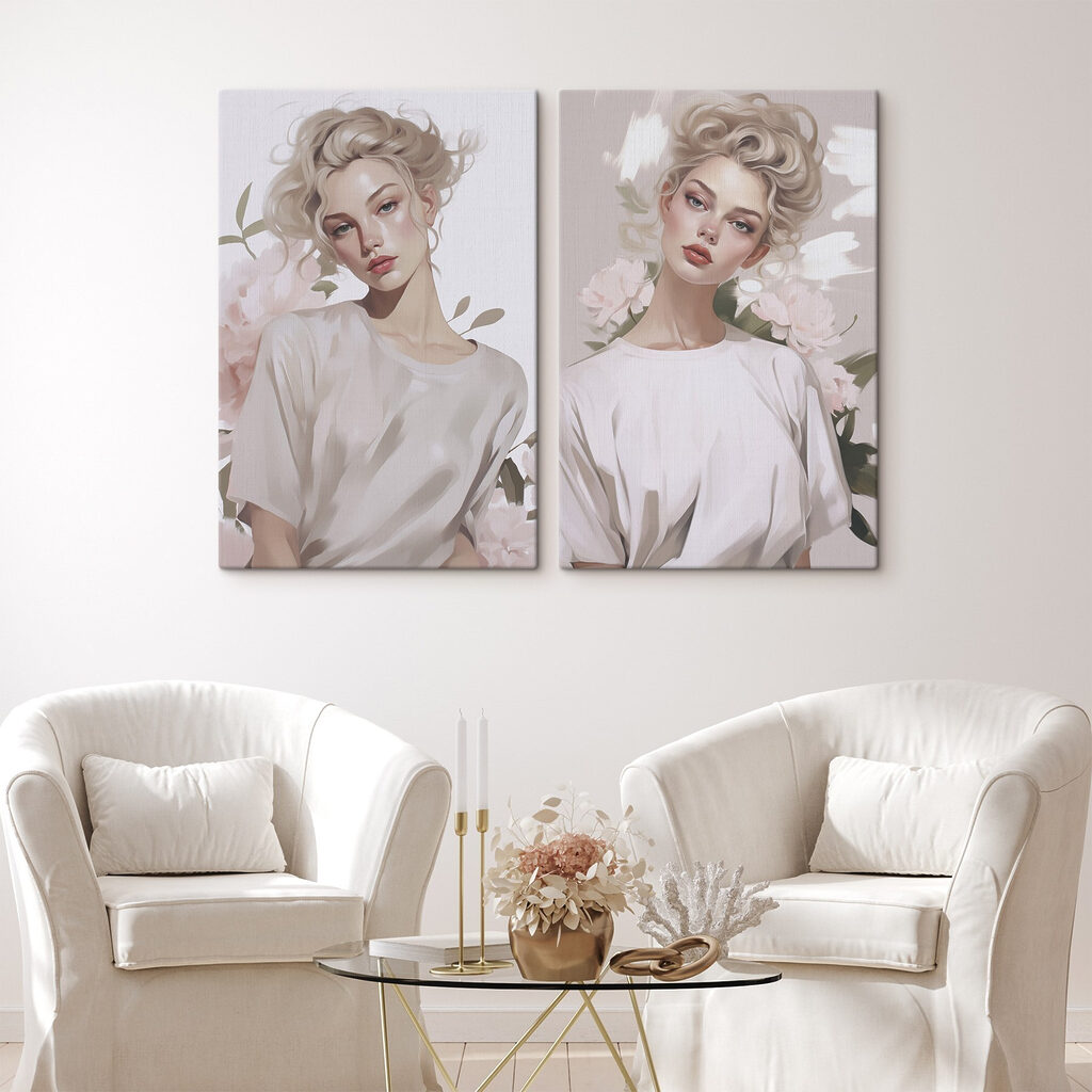 Collage of a woman