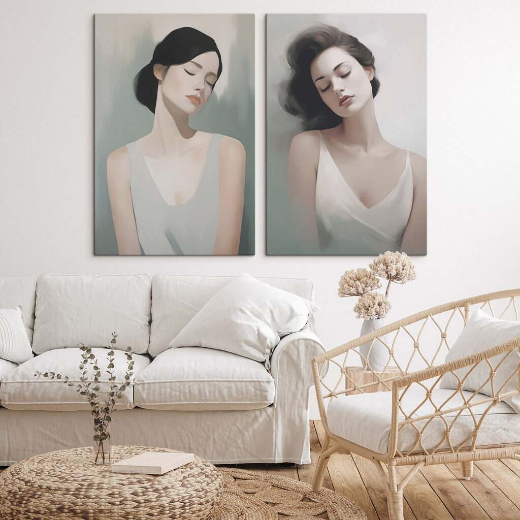 Soft expressions of serene beauty