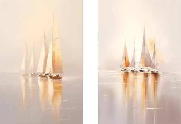 Group of sailboats on water