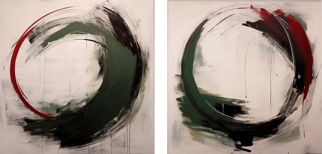 Two art pieces of art
