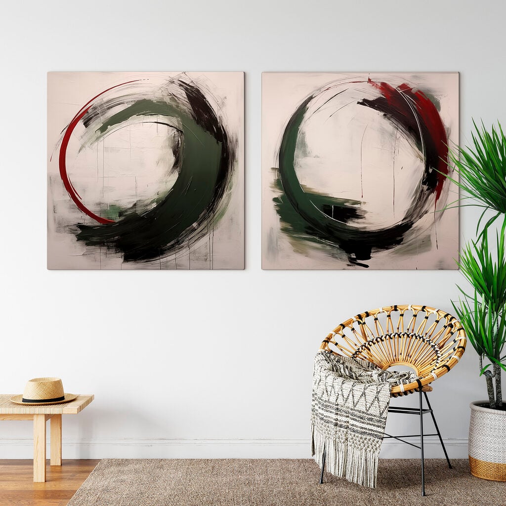 Two art pieces of art