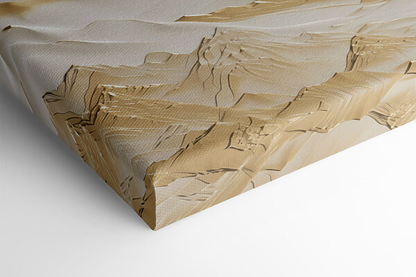 Mountain range with snow
