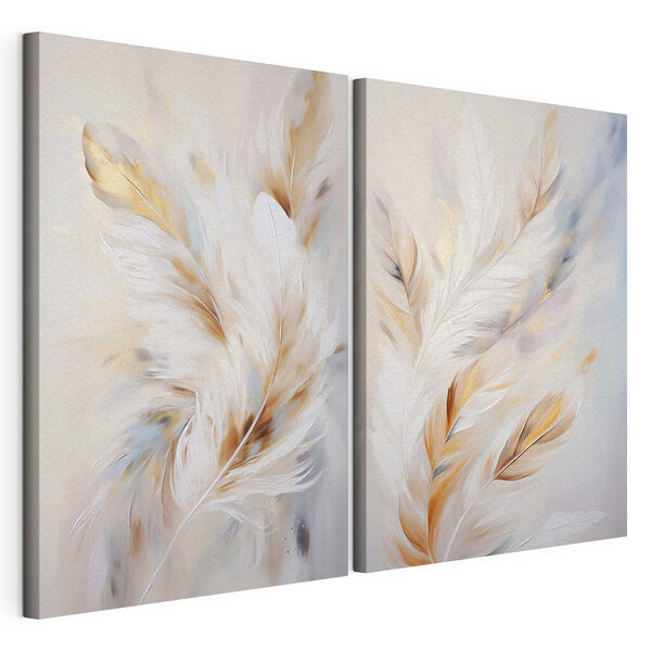 Soft elegance in feathered art