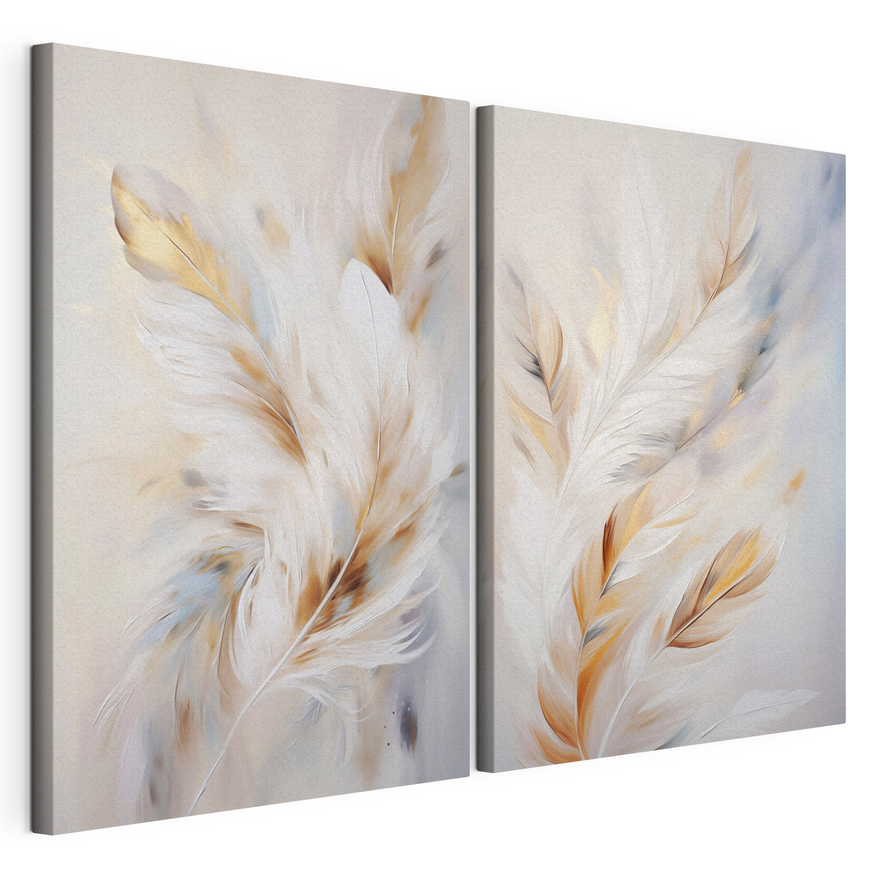 Soft elegance in feathered art