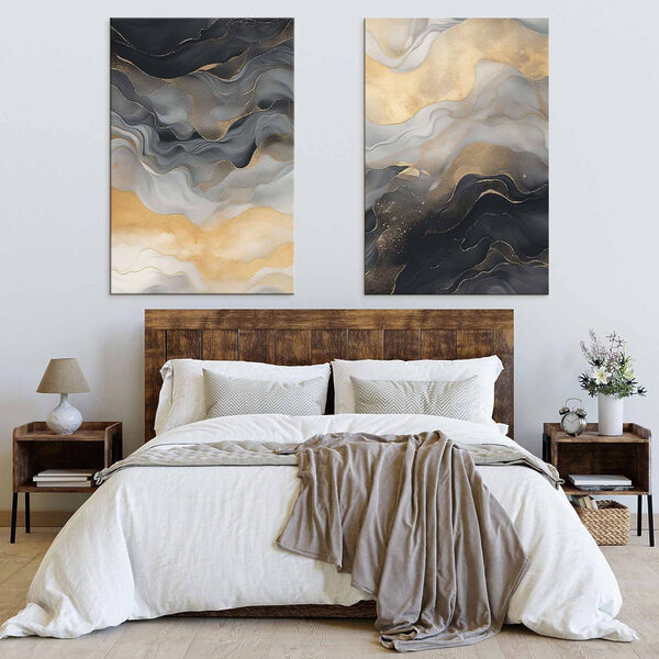 Sculpted hues of flowing elegance