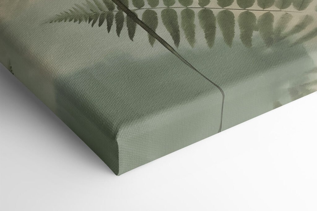Gentle ferns in soft hues