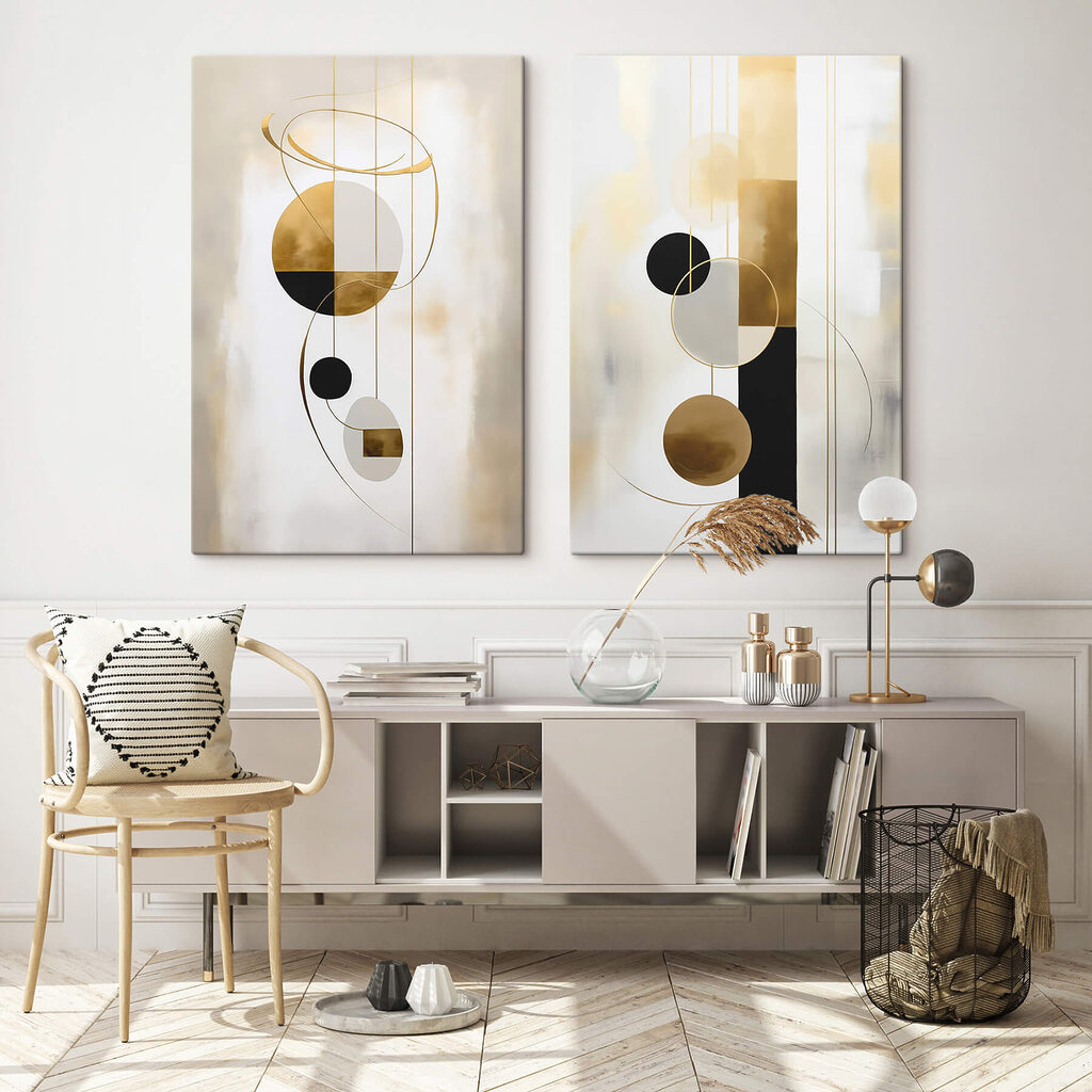 Two images of art