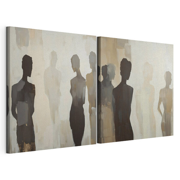 Painting of a woman's body