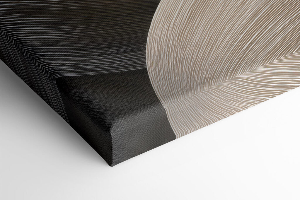 Natural curves in soft, muted tones