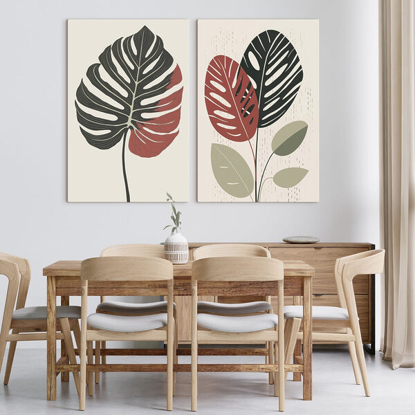 Two images of a plant