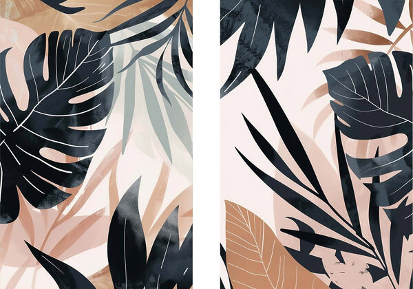 Natural patterns in soft hues