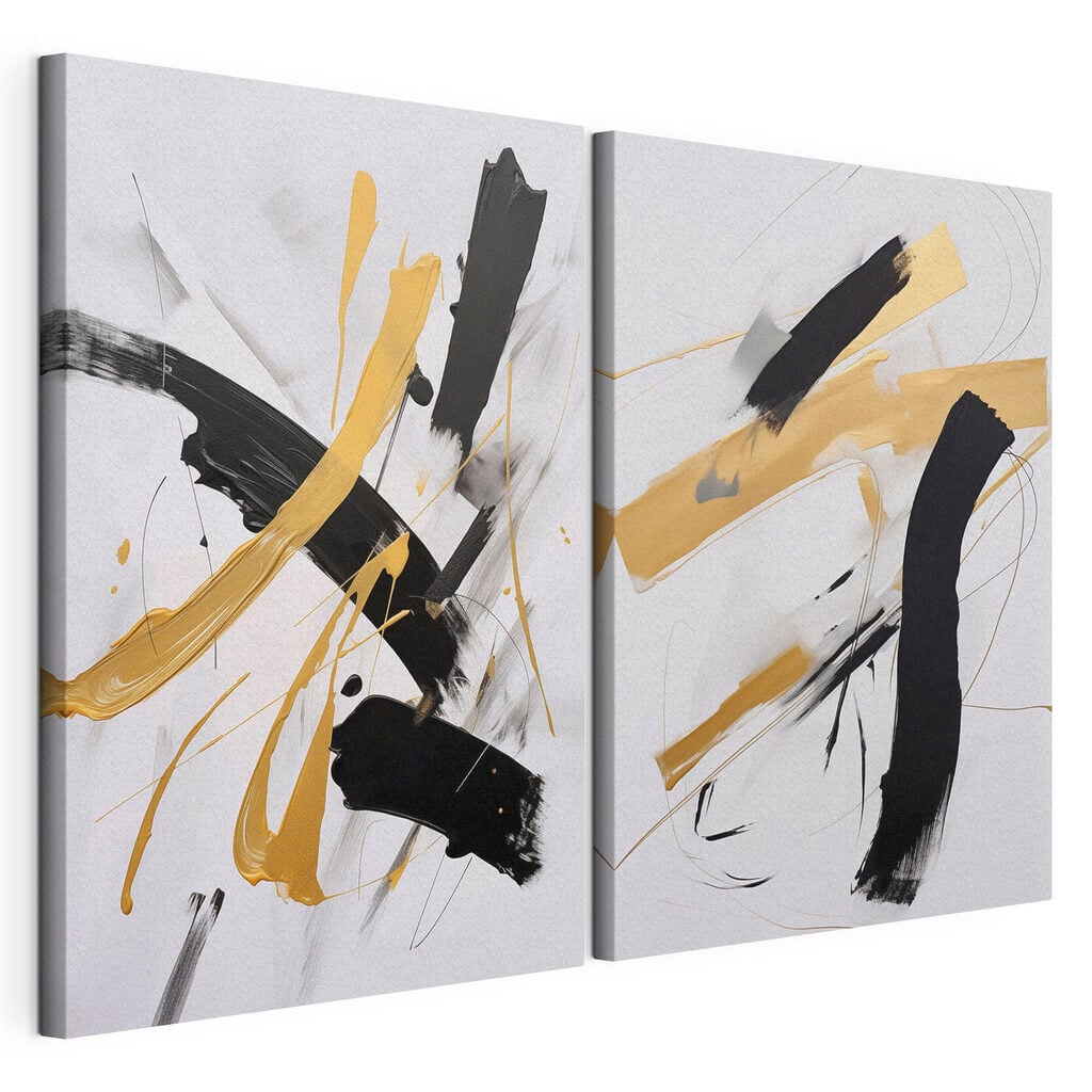 Dynamic strokes in bold contrast