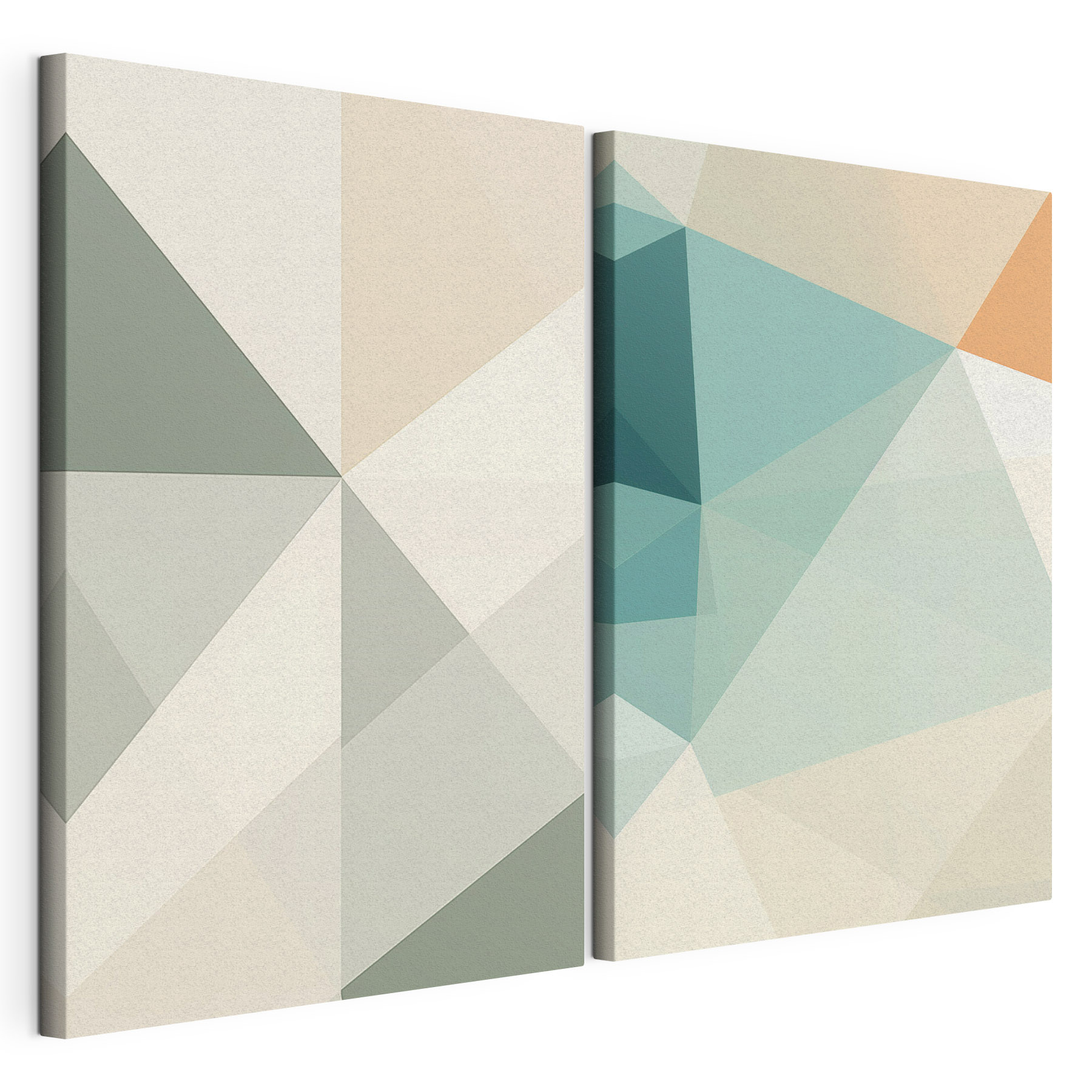 Abstract shapes in soft colors