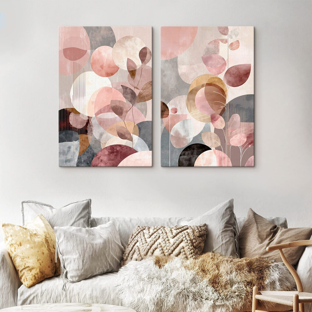 Two screenshots of a painting