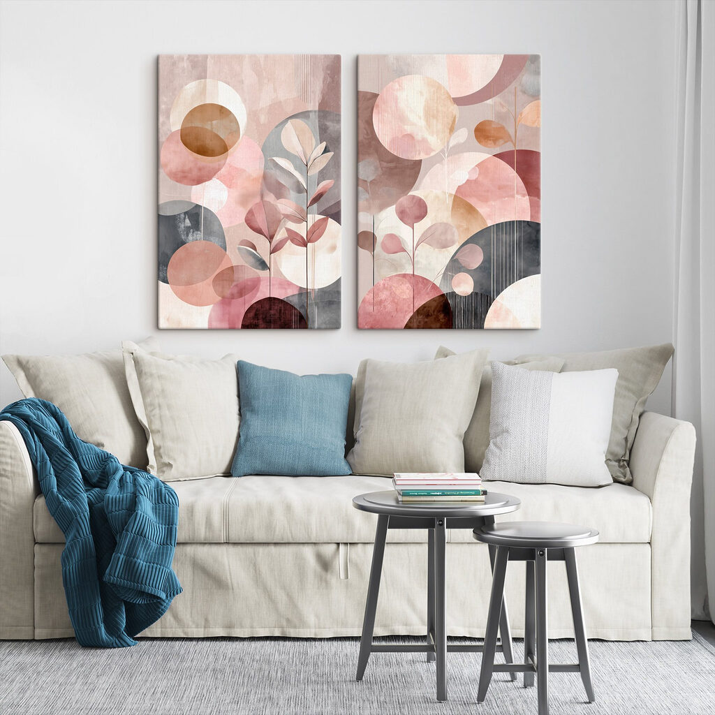 Two images of a plant and a plant