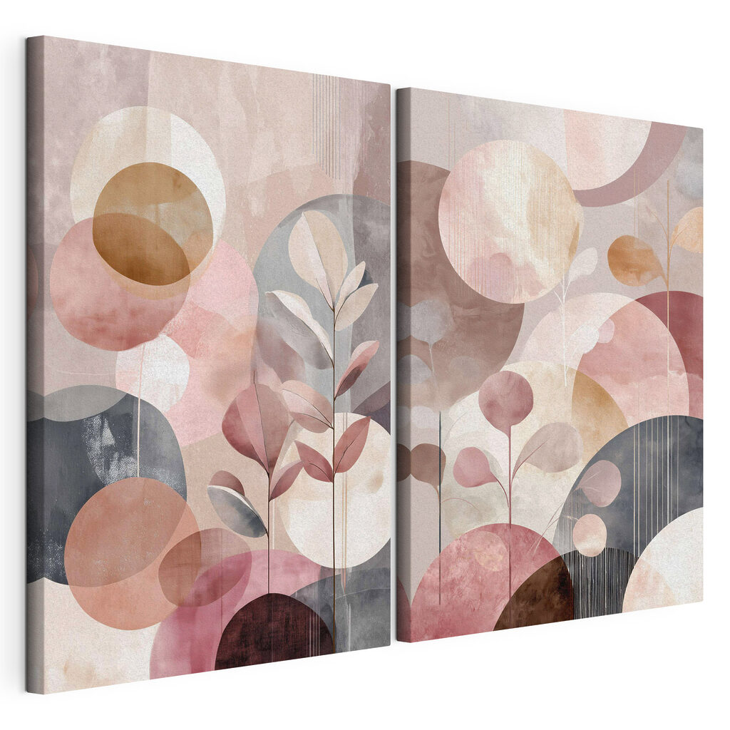 Two images of a plant and a plant