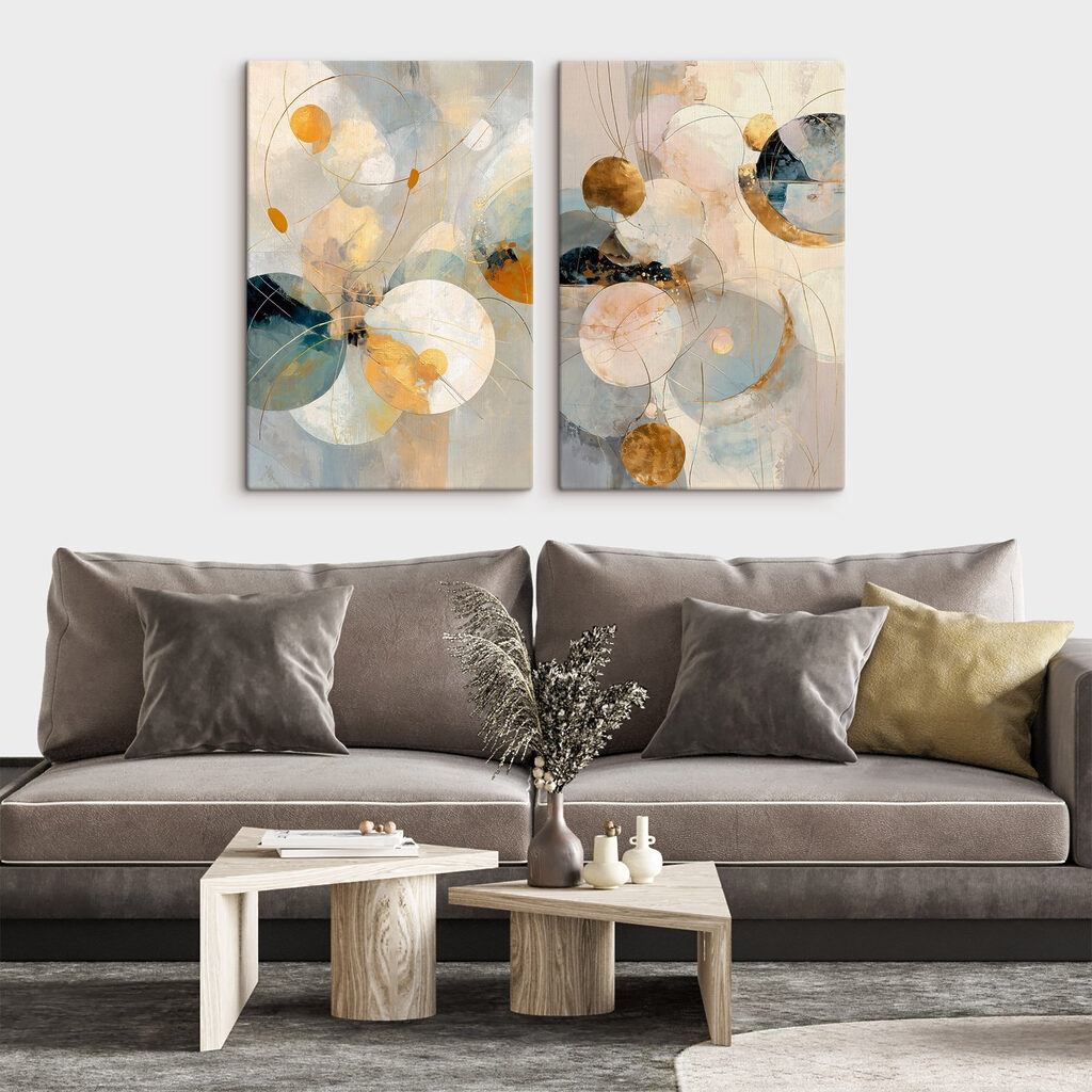 Dynamic shapes in harmonious color balance