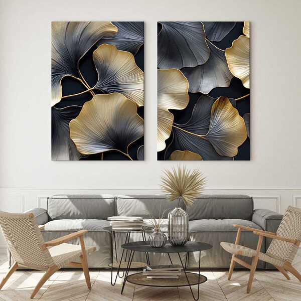 - Elegant leaves in striking contrast