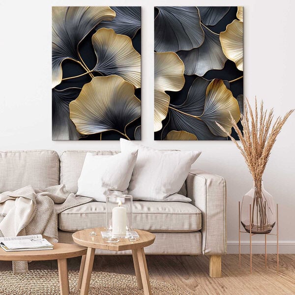 - Elegant leaves in striking contrast