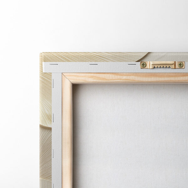 Delicate leaves in soft tones